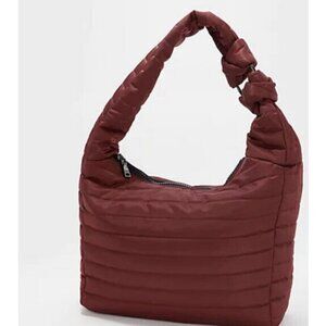 Think Royln Small Knot Strap Hobo Bag - Amsterdam burgundy color